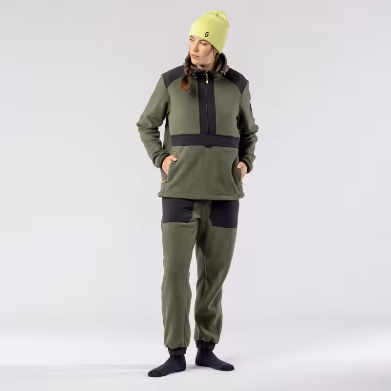 Худи Scott Pullover Original Fleece, полиэстер, зеленый, размер L, 183-188 см