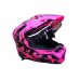Мотошлем  детский AiM JK802Y, розовый/черный, размер Y-S