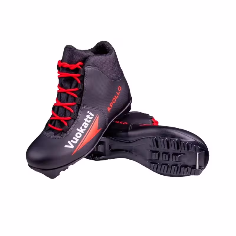Ботинки лыжные Vuokatti Apollo NNN, черный/красный, размер 44