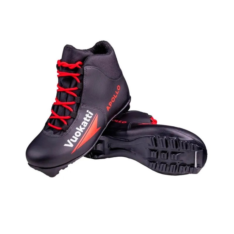 Ботинки лыжные Vuokatti Apollo NNN, черный/красный, размер 44