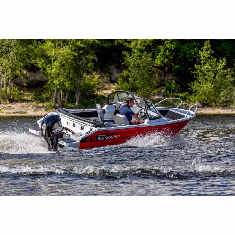 Лодка алюминиевая VBoats Волжанка 46 Fish (46F 53 K425)
