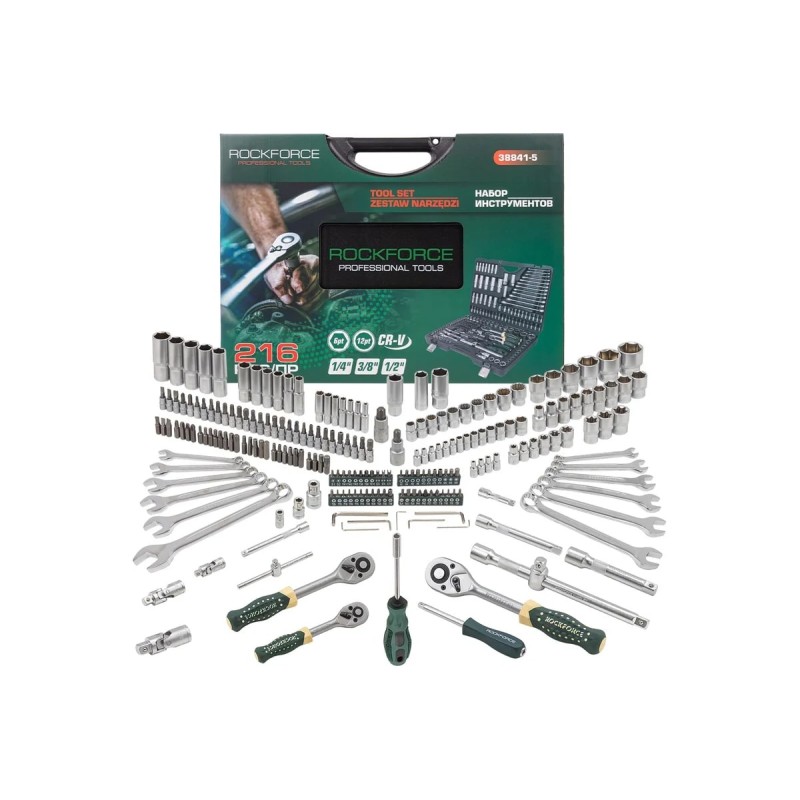 Набор инструментов RockForce RF-38841, 216 предметов