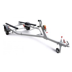 Прицеп лодочный одноосный МЗСА 81771Е.101, ложементы