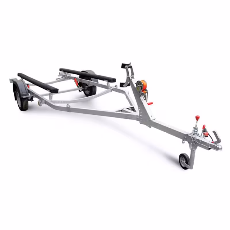 Прицеп лодочный одноосный МЗСА 81771Е.101, ложементы