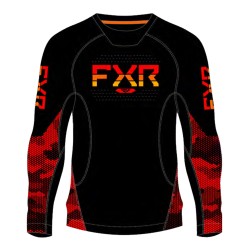 Термокофта FXR Atmosphere Red Hex, красный/черный, размер L