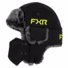 Шапка FXR Trapper Black/HiVis, черный, размер L/XL