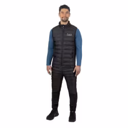 Жилет мужской FXR Podium Hybrid Quilted, ткань полиэстер, черный, размер 2XL, 187 см