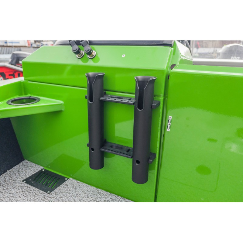 Лодка алюминиевая Vboats Волжанка Yava XL Fish с лодочным мотором Yamery EF 130, транец 635 мм (53F 06 K425)