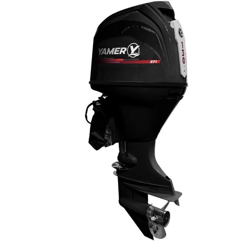 Лодка алюминиевая Vboats Волжанка Yava XL Fish с лодочным мотором Yamery EF 130, транец 635 мм (53F 06 K425)