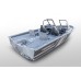 Лодка алюминиевая VBoats Волжанка FishPro X7, транец 635 мм (X7F 04 L425)