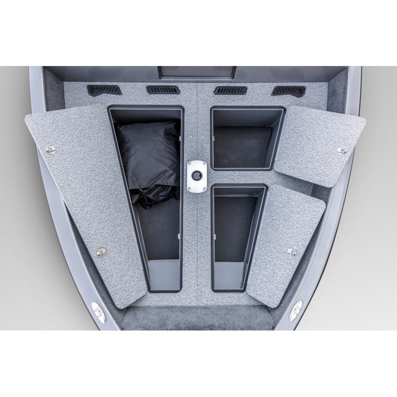 Лодка алюминиевая VBoats Волжанка FishPro X7, транец 635 мм (X7F 04 L425)