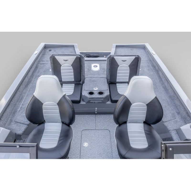 Лодка алюминиевая VBoats Волжанка FishPro X7, транец 635 мм (X7F 04 L425)