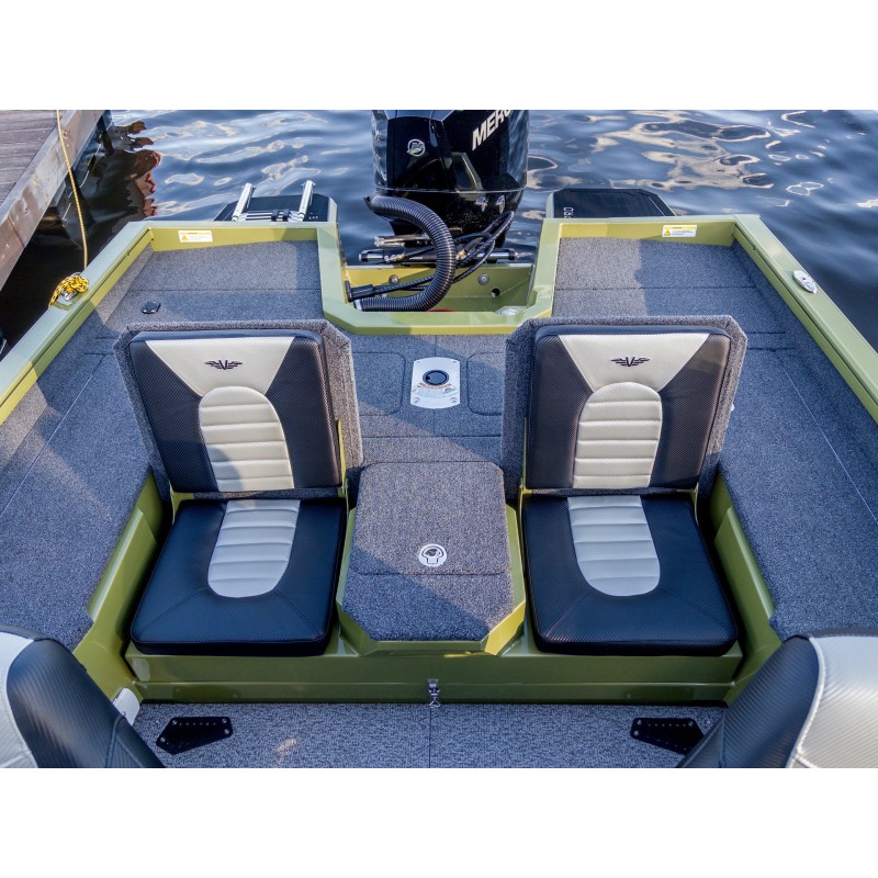 Лодка алюминиевая VBoats Волжанка FishPro X7, транец 635 мм (X7F 04 L425)