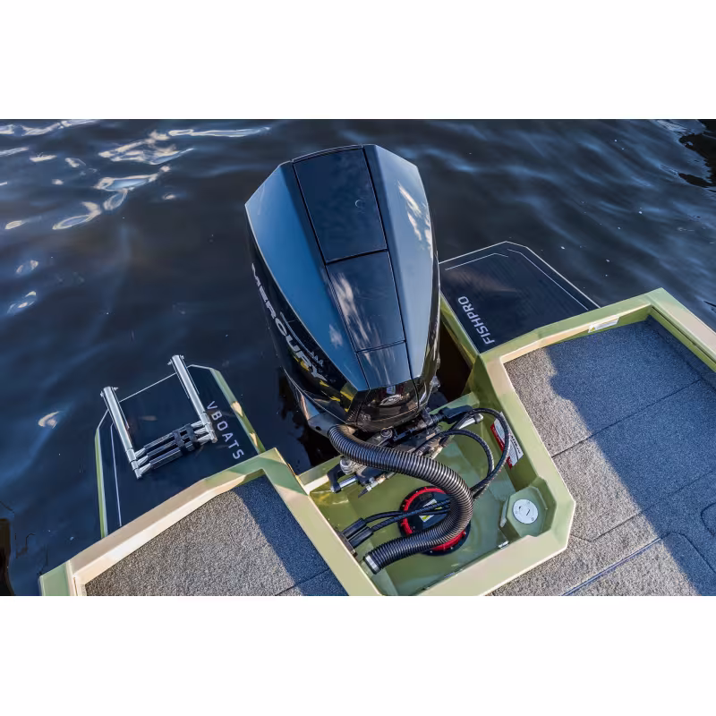 Лодка алюминиевая VBoats Волжанка FishPro X7, транец 635 мм (X7F 04 L425)