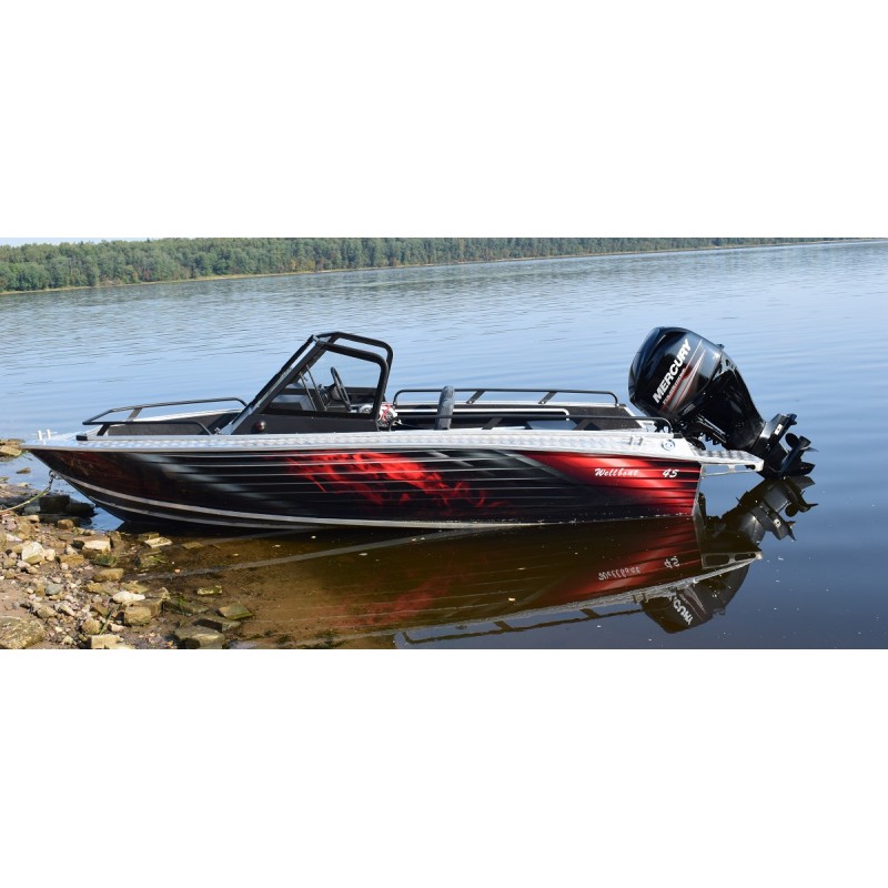 Лодка алюминиевая Wellboat 45 AUL