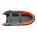 Надувная лодка ПВХ с интегрированным фальшбортом Angler Skat Triton 370NDFi, НДНД, оранжевый
