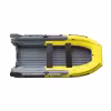 Надувная лодка ПВХ с фальшбортом Angler Reef Triton 400 S-Max, НДНД, серый/желтый
