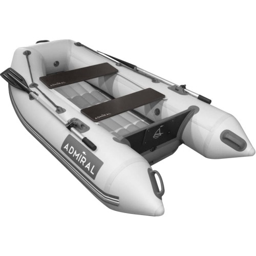 Лодка надувная ПВХ Адмирал 230, НД, камыш черный