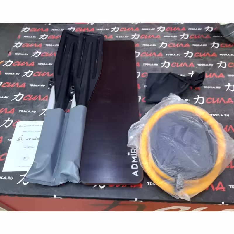 Лодка надувная ПВХ Адмирал 230, НД, камыш черный