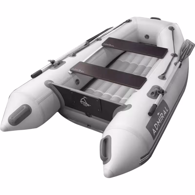 Лодка надувная ПВХ Адмирал 230, НД, камыш черный