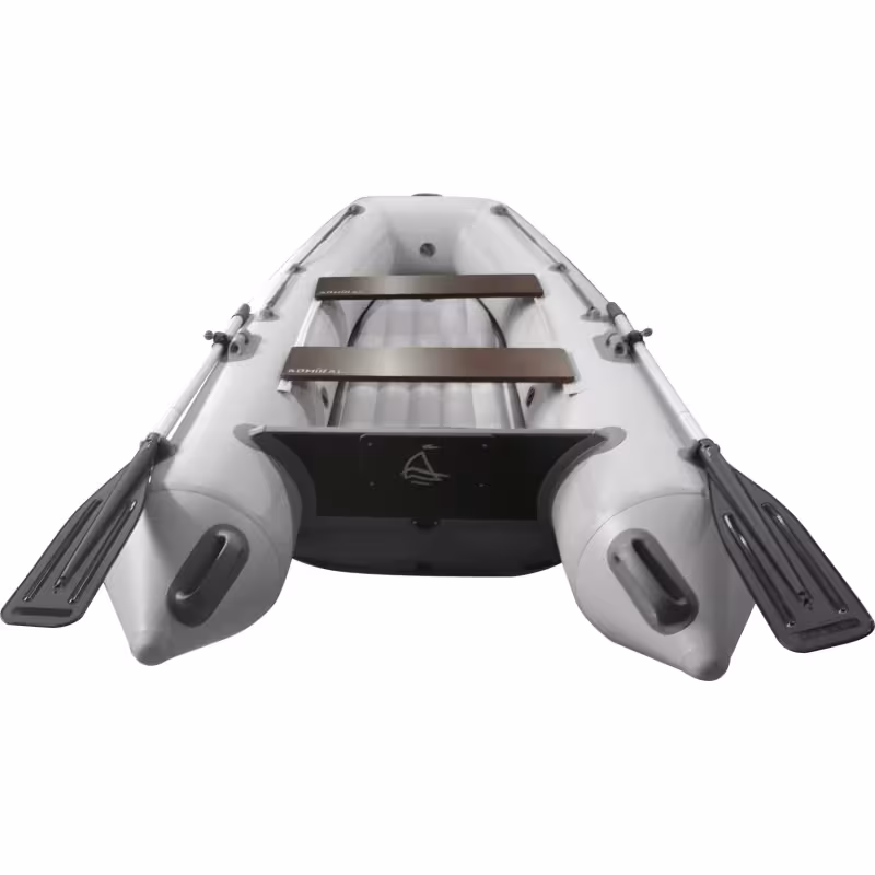 Лодка надувная ПВХ Адмирал 230, НД, камыш черный