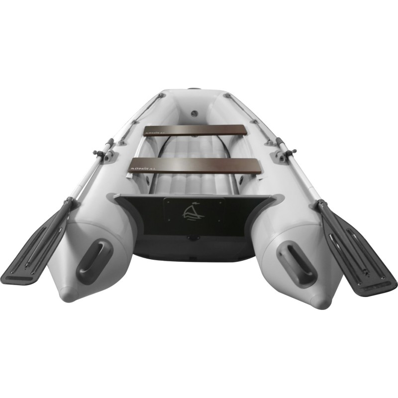 Лодка надувная ПВХ Адмирал 230, НД, камыш черный