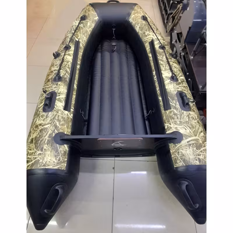 Лодка надувная ПВХ Адмирал 230, НД, камыш черный