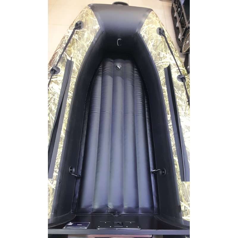 Лодка надувная ПВХ Адмирал 230, НД, камыш черный