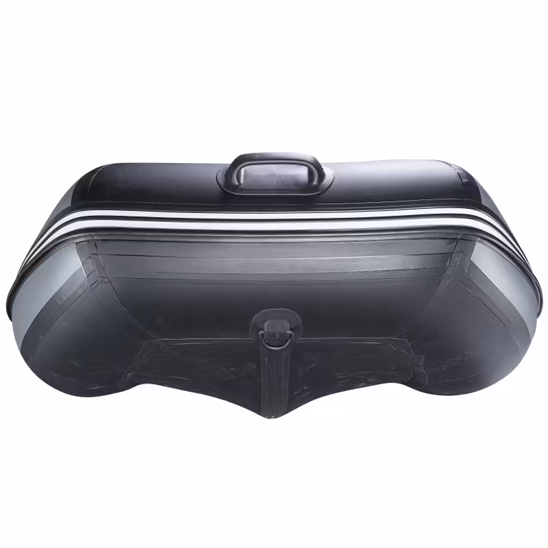 Надувная лодка ПВХ Адмирал 320 Classic LUX, пайол фанерный, серый/черный