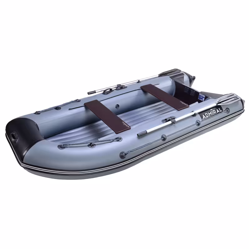 Лодка надувная ПВХ Адмирал 320 Classic, НДНД, красный/графит