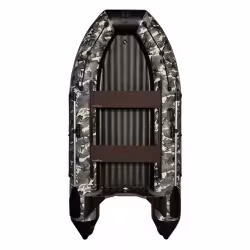 Надувная лодка ПВХ Адмирал 330 CF, НДНД, камыш серый