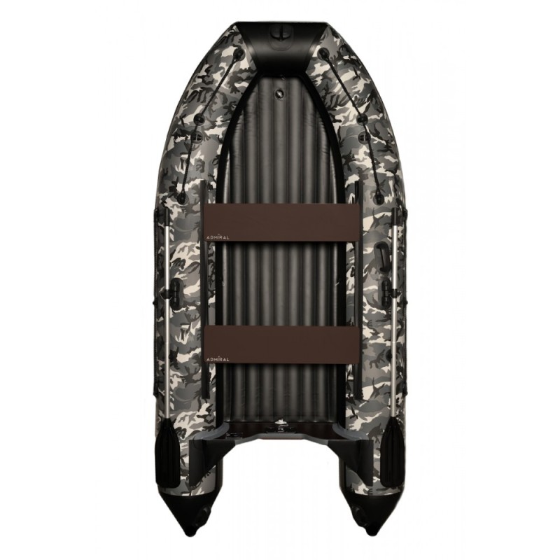 Надувная лодка ПВХ Адмирал 330 CF, НДНД, камыш серый