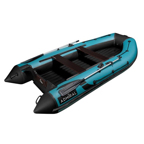 Лодка надувная ПВХ Адмирал 360, НДНД, голубой