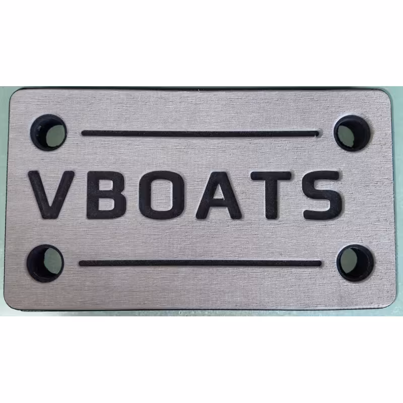 Кранец швартовый VBoats, серый-черный