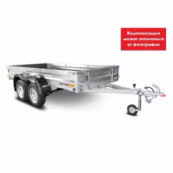 Прицеп бортовой одноосный Спутник Pro ZN 3215/33