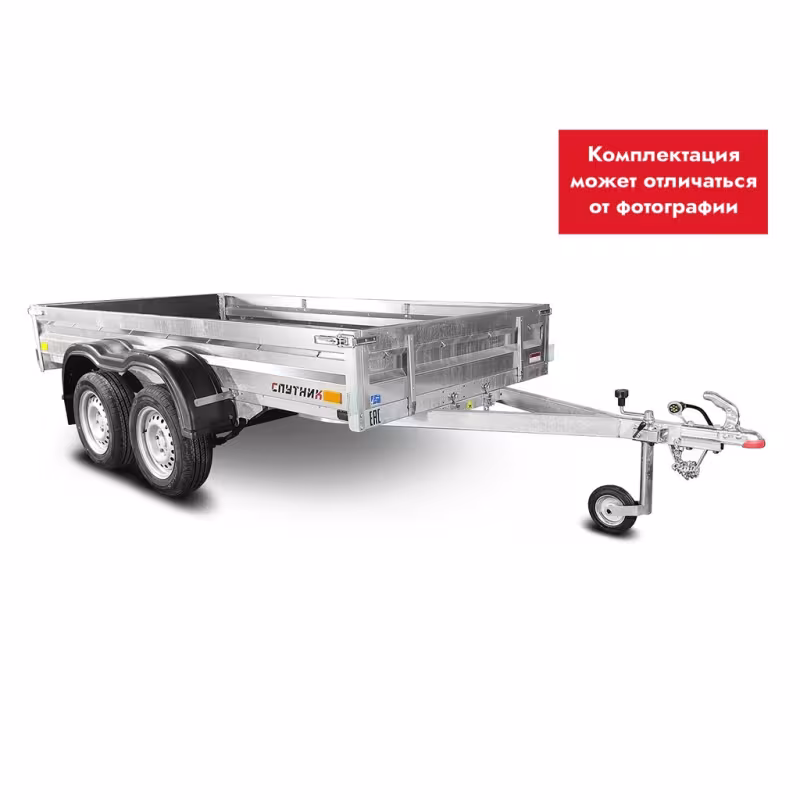 Прицеп бортовой одноосный Спутник Pro ZN 3215/33