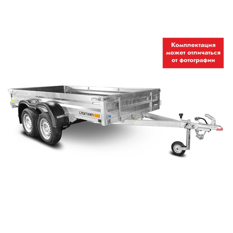 Прицеп бортовой одноосный Спутник Pro ZN 3215/33