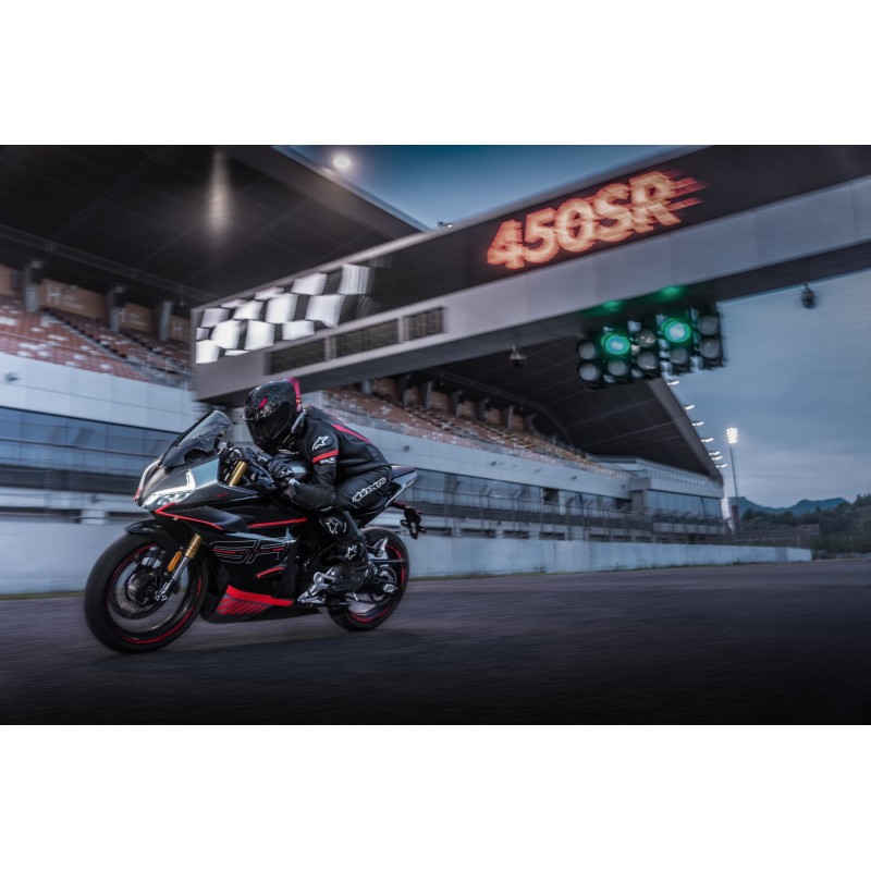 Мотоцикл спортивный CFMOTO 450SR, черный