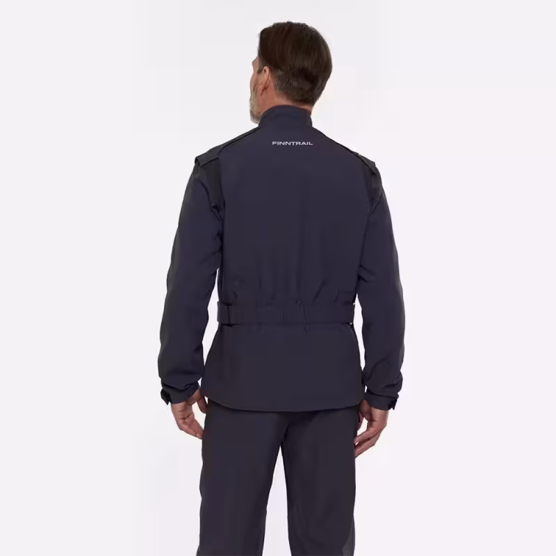 Куртка мужская Finntrail Guard 4078 DarkGrey, мембрана, черный, размер 62-64 (XXXL), 190-200 см