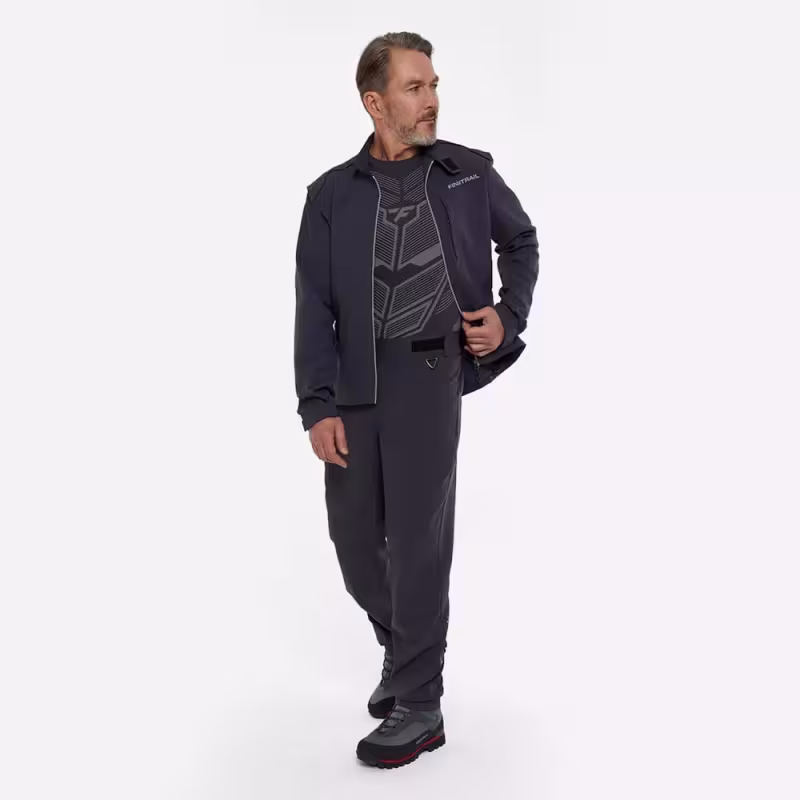 Брюки мужские Finntrail Guard 4611 DarkGrey, мембрана, серый, размер 42-44 (XS), 160-170 см