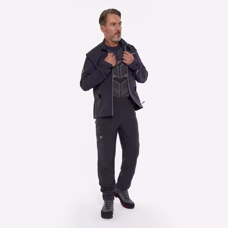 Брюки мужские Finntrail Guard 4611 DarkGrey, мембрана, серый, размер 50-52 (L), 175-185 см