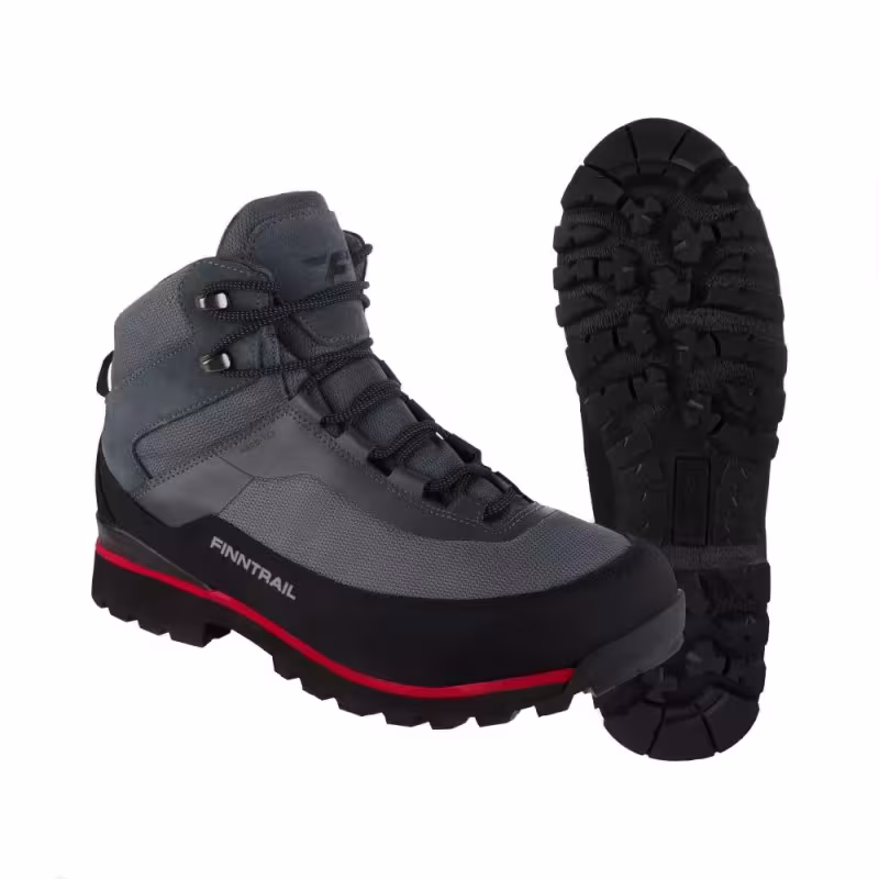 Ботинки мужские треккинговые Finntrail Discovery 5181 Graphite, серый, размер 40