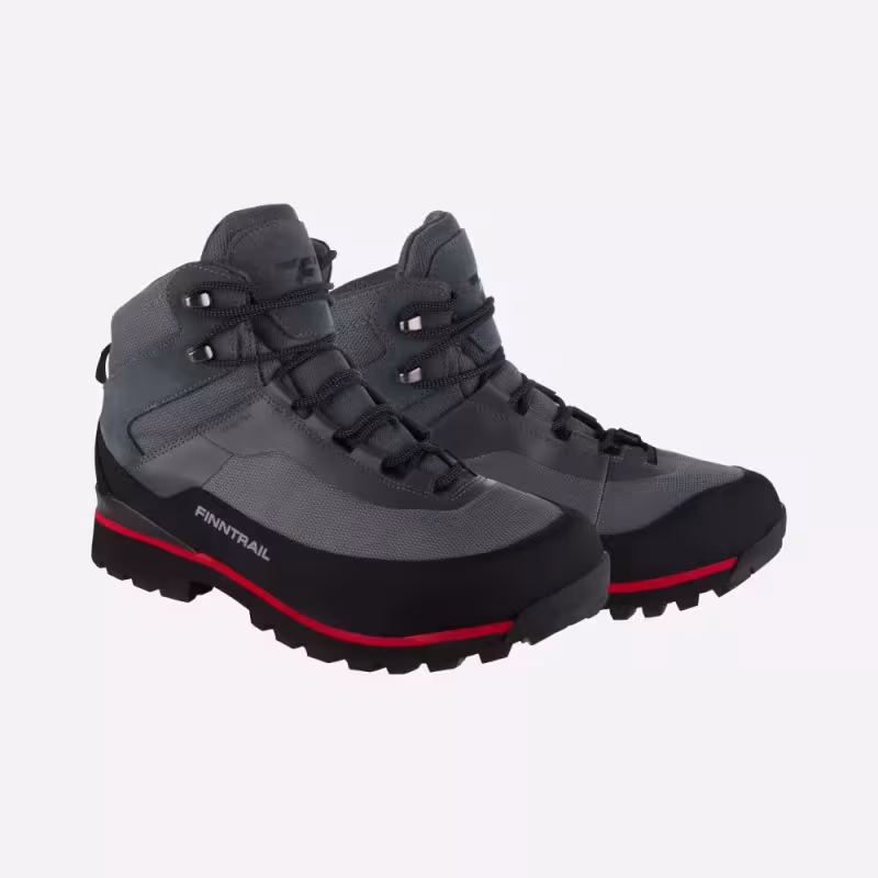 Ботинки мужские треккинговые Finntrail Discovery 5181 Graphite, серый, размер 40