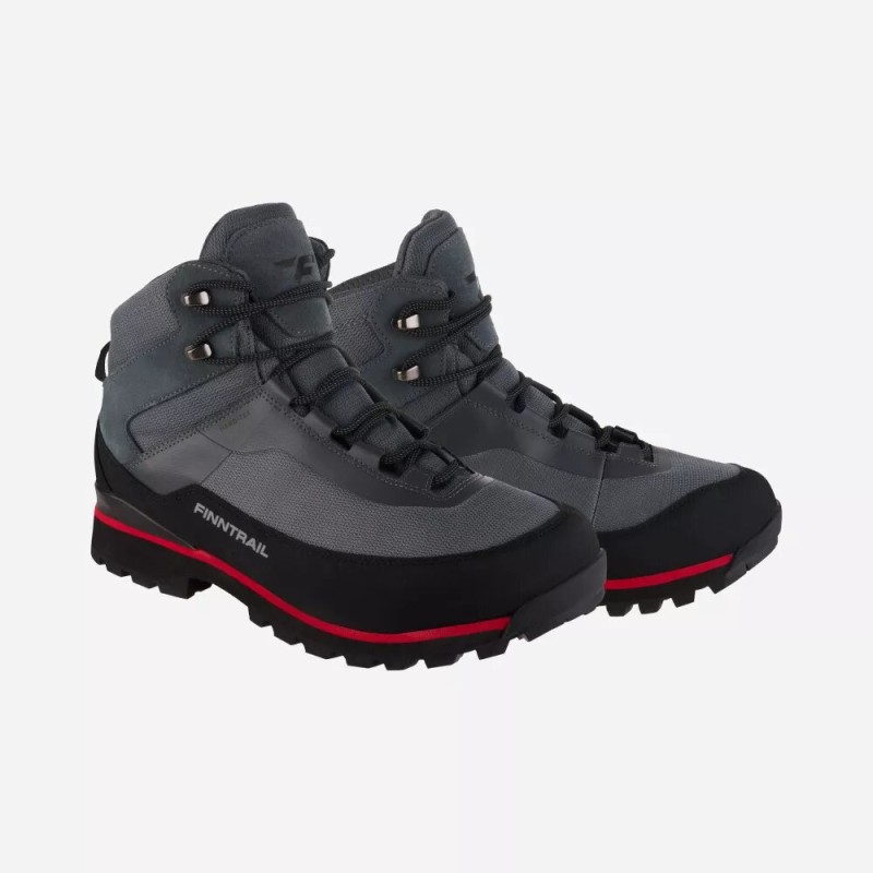 Ботинки мужские треккинговые Finntrail Discovery 5181 Graphite, серый, размер 40