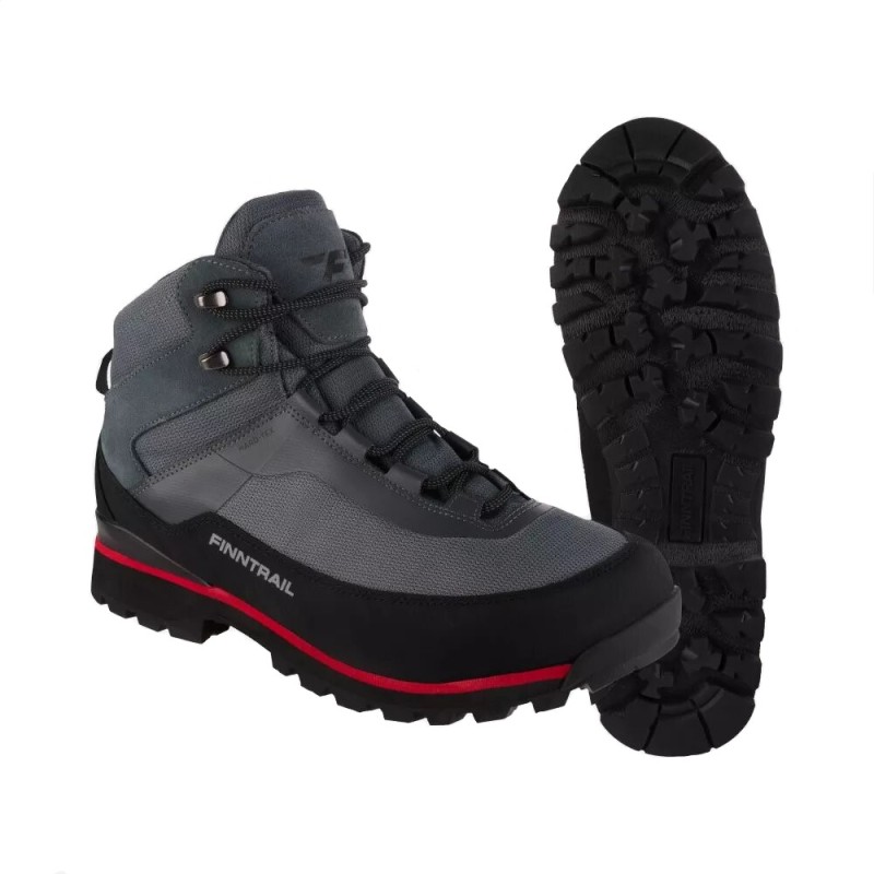 Ботинки мужские треккинговые Finntrail Discovery 5181 Graphite, серый, размер 42