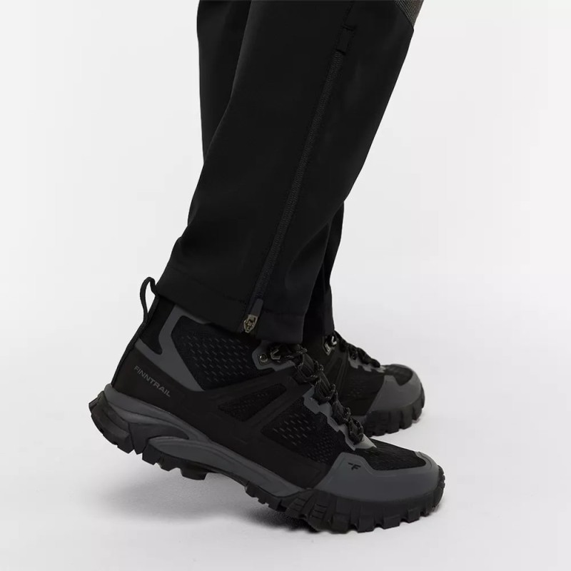 Ботинки мужские треккинговые Finntrail Environment 5180 Graphite, черный/серый, размер 40