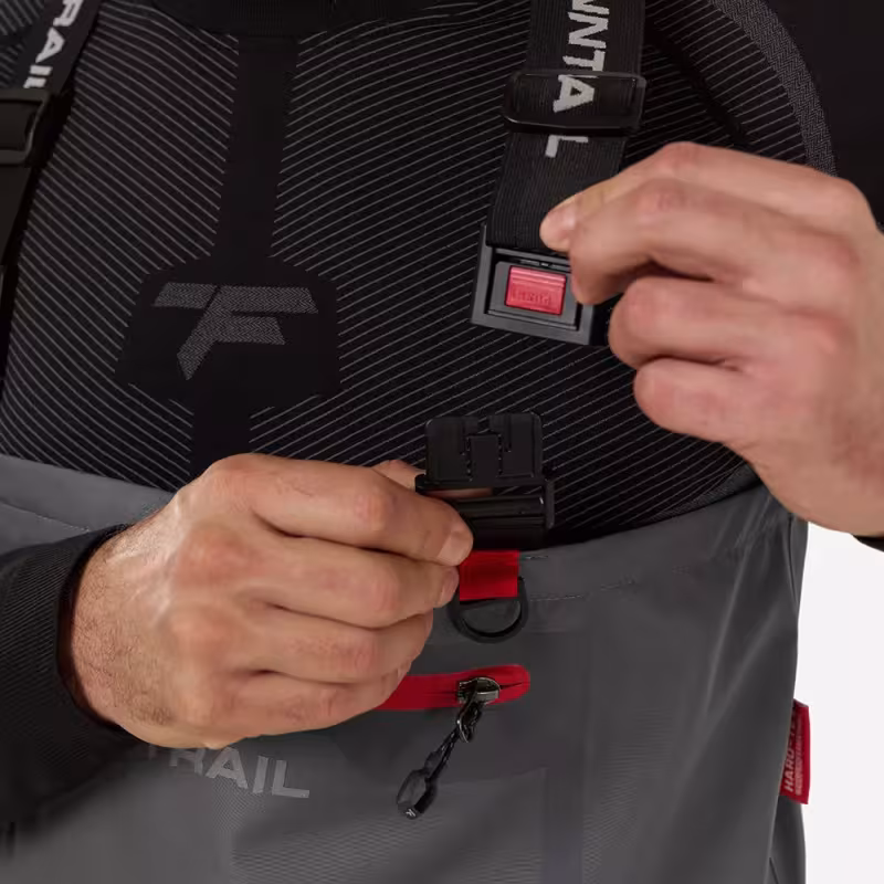 Полукомбинезон-вейдерсы Finntrail Wademan 1524 Grey, мембрана Hard-Tex, серый, размер 44-46 (S), 165-175 см