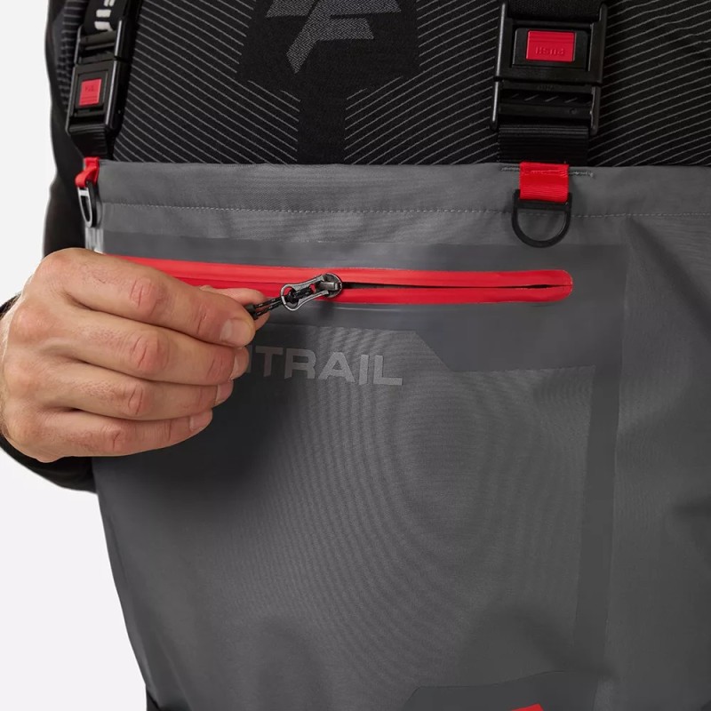 Полукомбинезон-вейдерсы Finntrail Wademan 1524 Grey, мембрана Hard-Tex, серый, размер 44-46 (S), 165-175 см