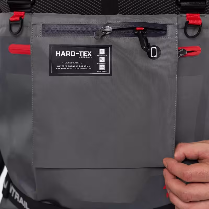 Полукомбинезон-вейдерсы Finntrail Wademan 1524 Grey, мембрана Hard-Tex, серый, размер 44-46 (S), 165-175 см