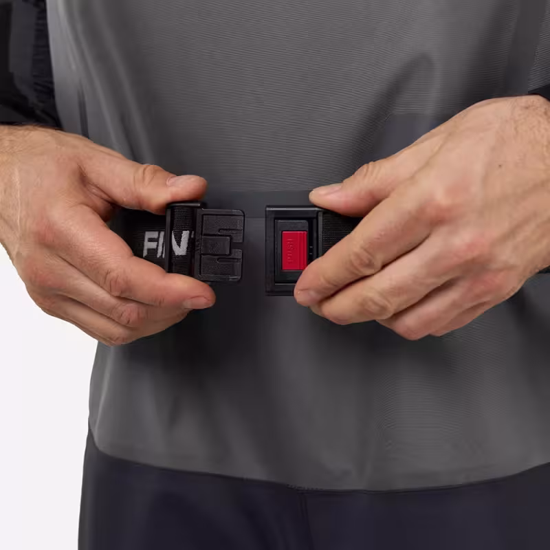 Полукомбинезон-вейдерсы Finntrail Wademan 1524 Grey, мембрана Hard-Tex, серый, размер 44-46 (S), 165-175 см